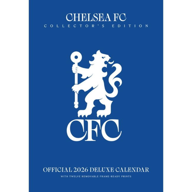 Calendar 2026 Chelsea Club Team Unique Item Home Rare Jersey