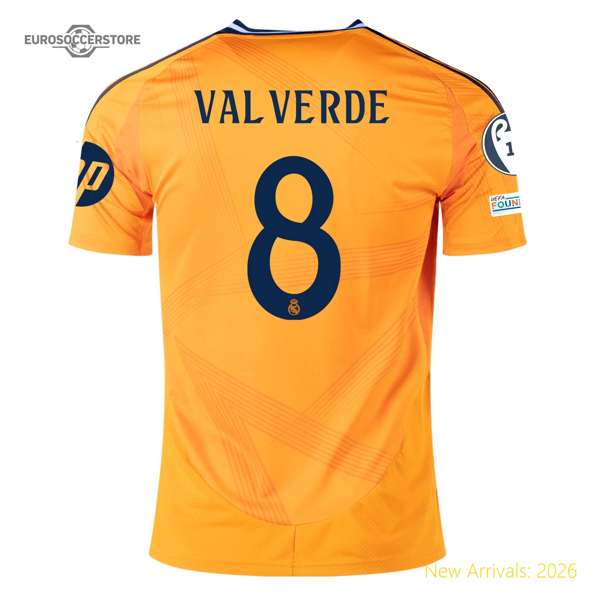 Officially Licensed High-quality Men Rma Hall Of Famer Away Jersey