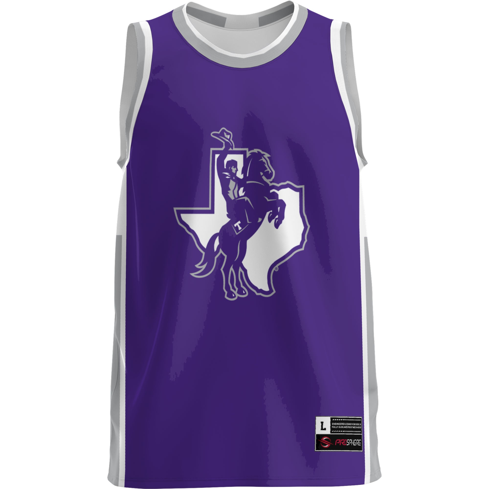 [DDG] Tarleton State Texans GameDay Greats Lightweight Basketball Jersey - Purple