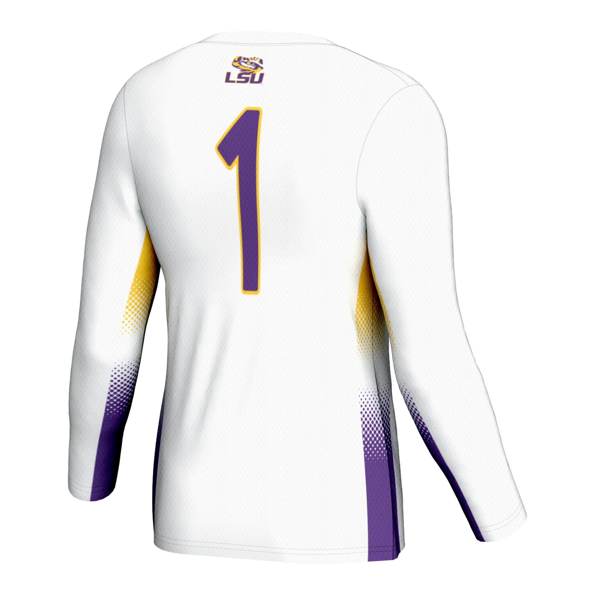 [NJP] LSU Tigers GameDay Greats Unisex Lightweight Volleyball Jersey - White