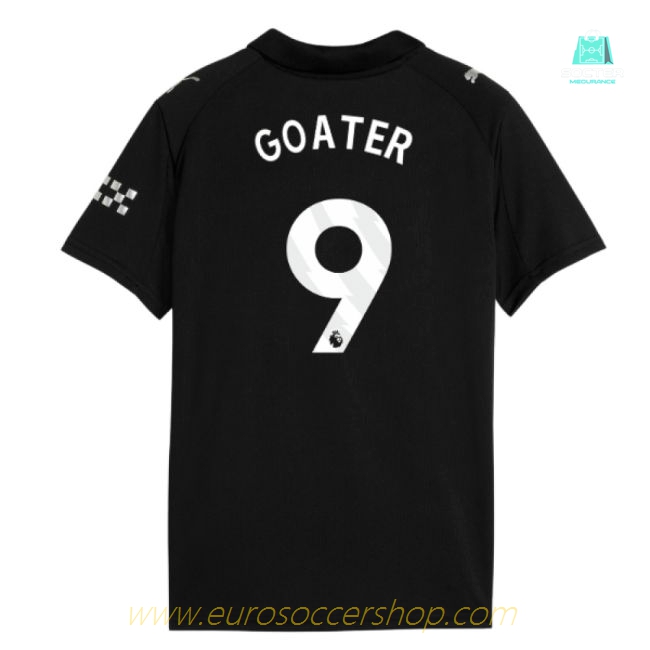 2025-2026 Man City Away Shirt (Kids) (Goater 9)