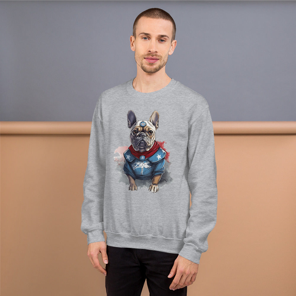 Street-Ready Adorable Frenchie-themed Unisex Sweatshirt - Perfect For...