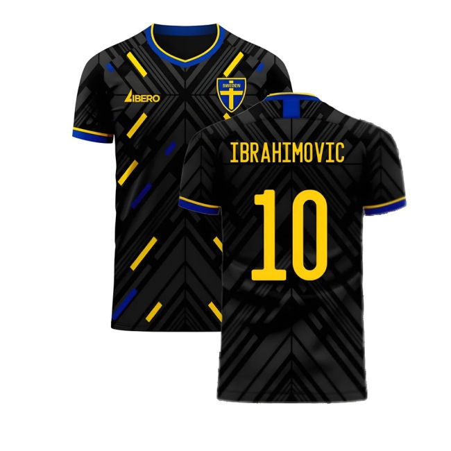 Sweden Soccer Team Rare Piece Away Collector Jersey (IBRAHIMOVIC 10)