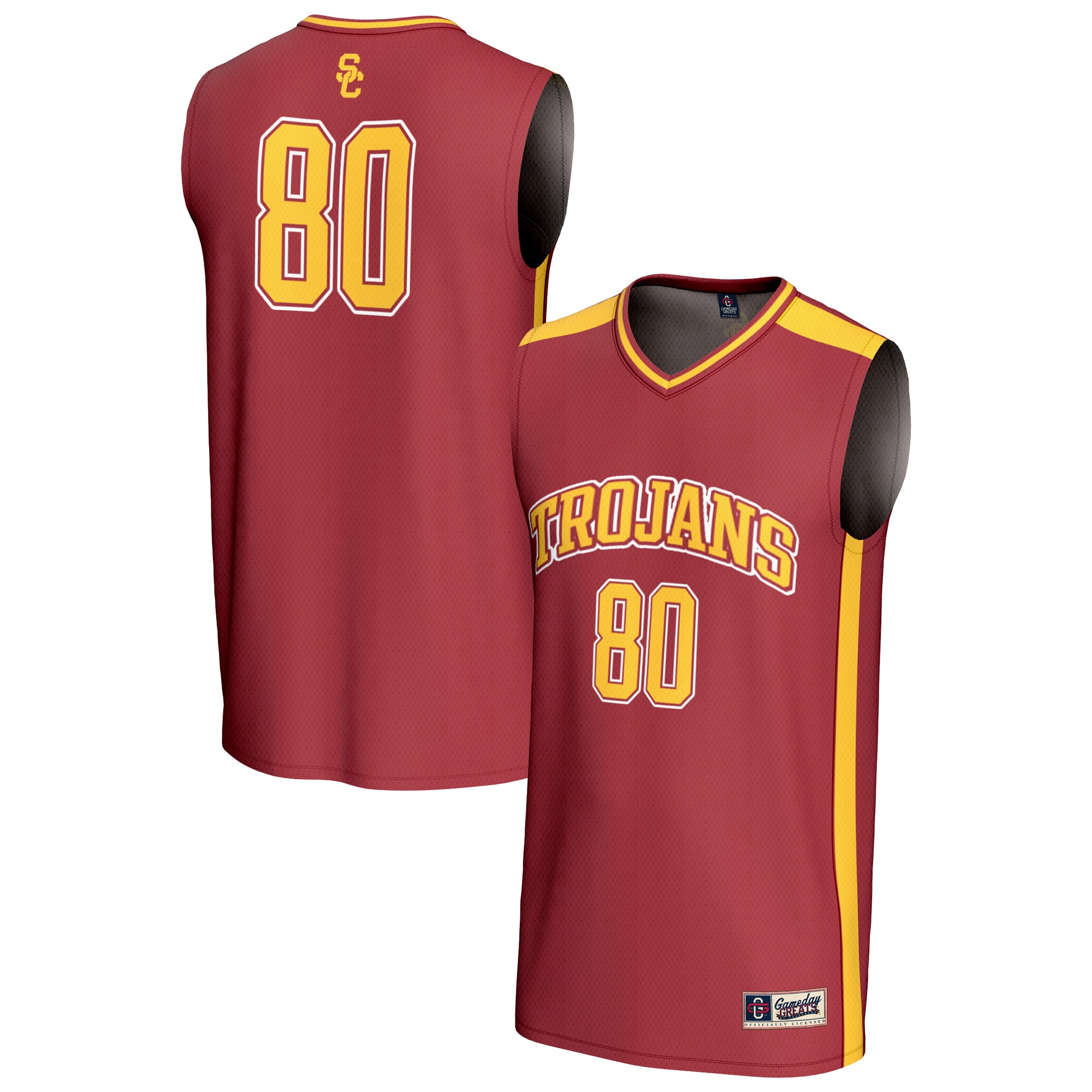 [NJP] USC Trojans GameDay Greats Youth Lightweight Collegiate Basketball Fashion Jersey - Cardinal