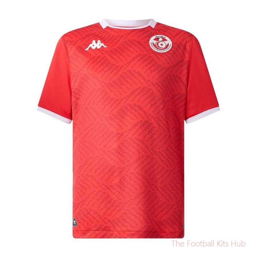 Tunisia Home Shirt Africa Cup of Nations 2025 Kids