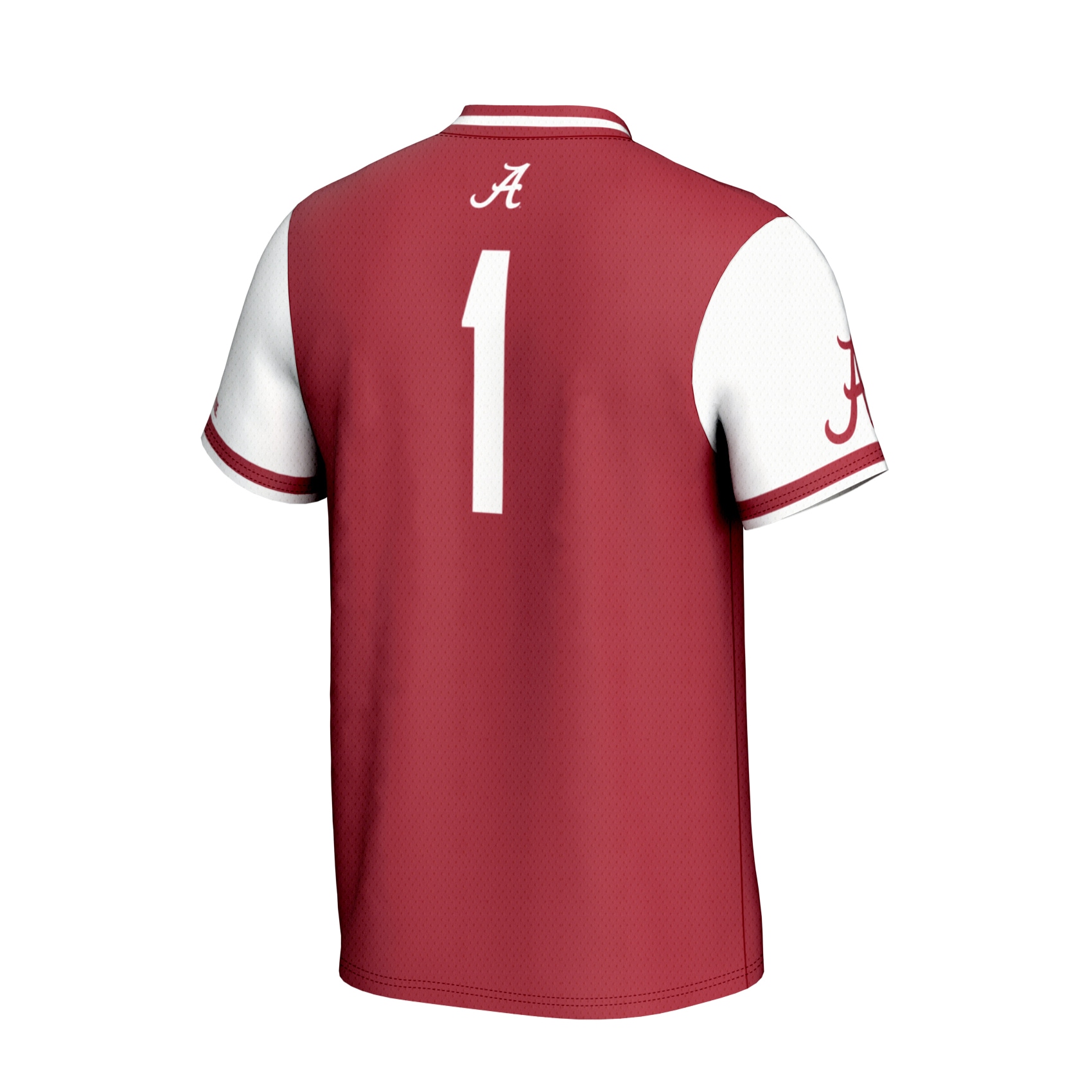 [NJP] Alabama Crimson Tide GameDay Greats Unisex Lightweight Softball Fashion Jersey - Crimson