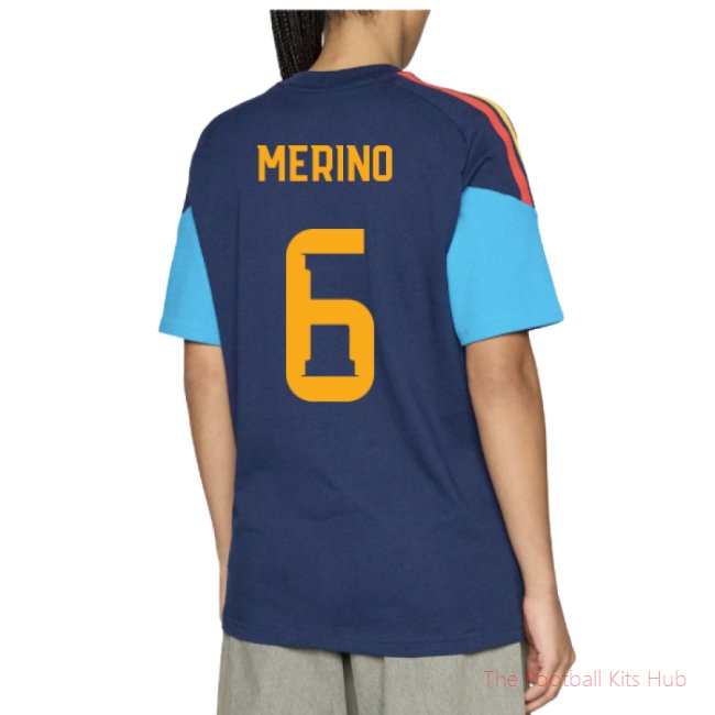 2026-2027 Spain Training Tee (Night Indigo) (Merino 6)