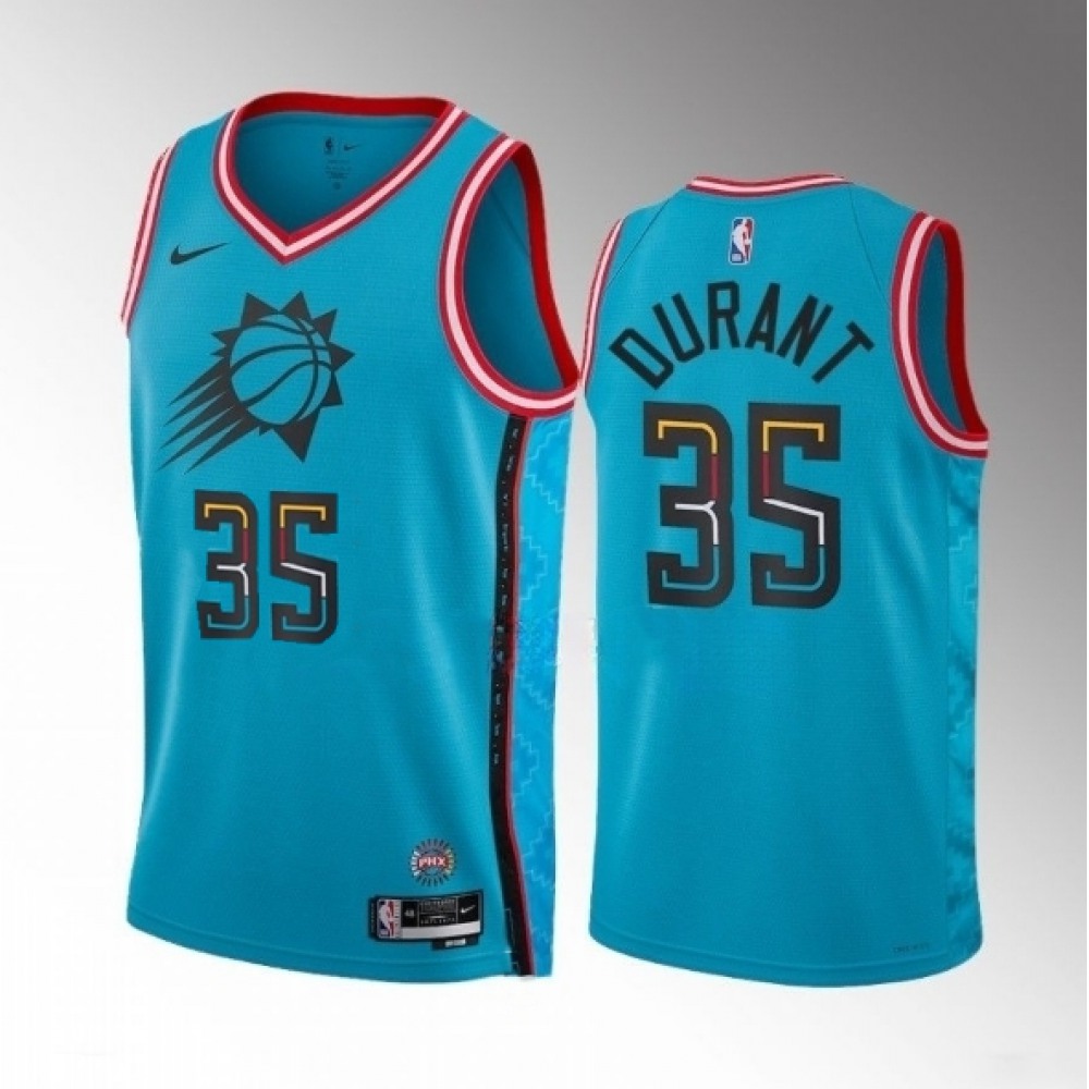Cost-Effective Men's Phoenix Suns #35 Kevin Blue Basketball Jersey