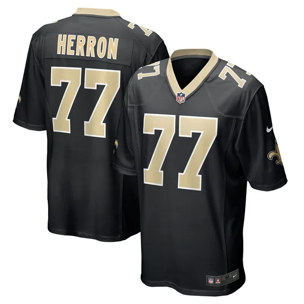 New Orleans Saints Game NFL Jersey - Black | Elite Football Apparel