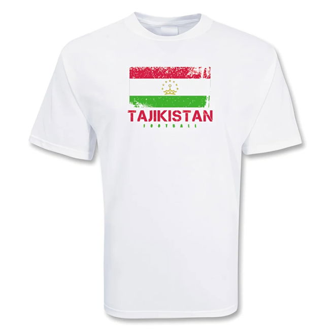 Limited-Edition Tajikistan Football T-Shirt Performance-Driven