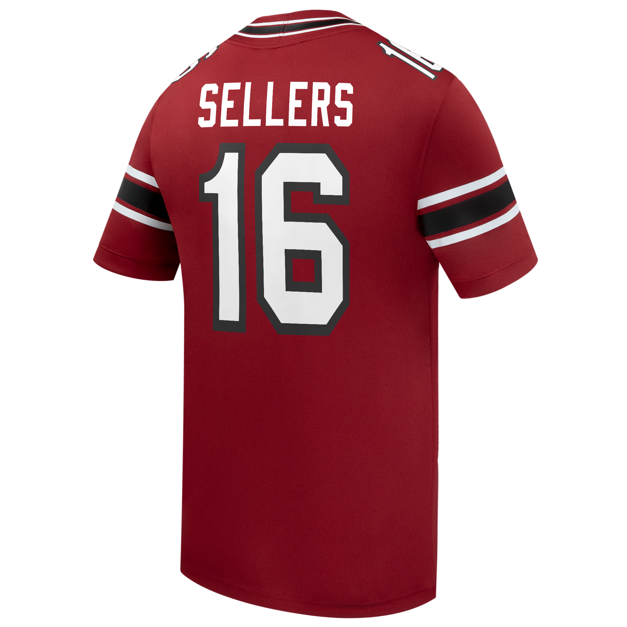 Men's LaNorris Sellers Garnet South Carolina Gamecocks Game Football Jersey
