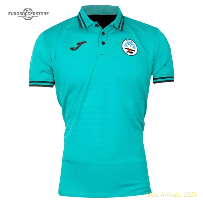 2022-2023 Swansea Polo Shirt (Green)