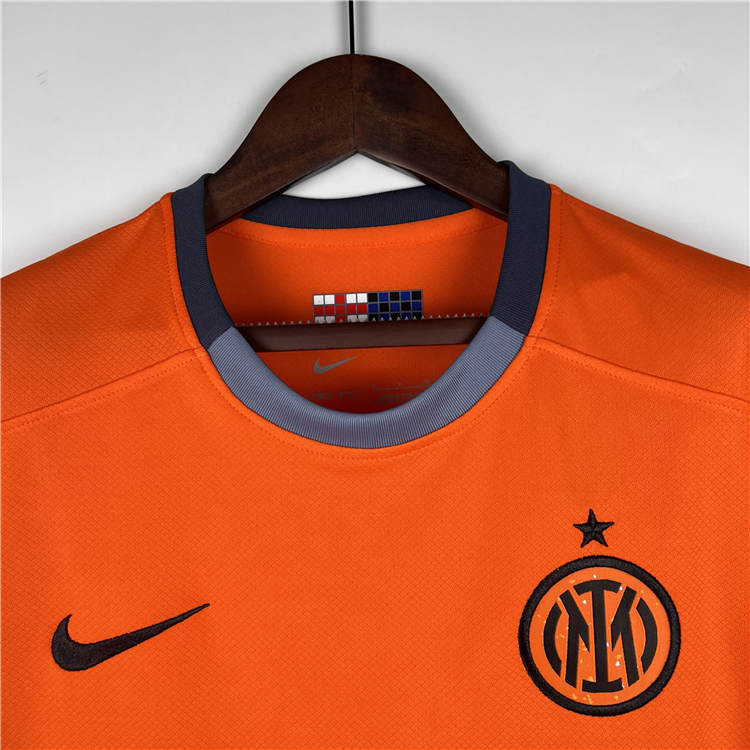 2324 Inter Milan Away Orange Soccer Jersey Football Shirt - Official