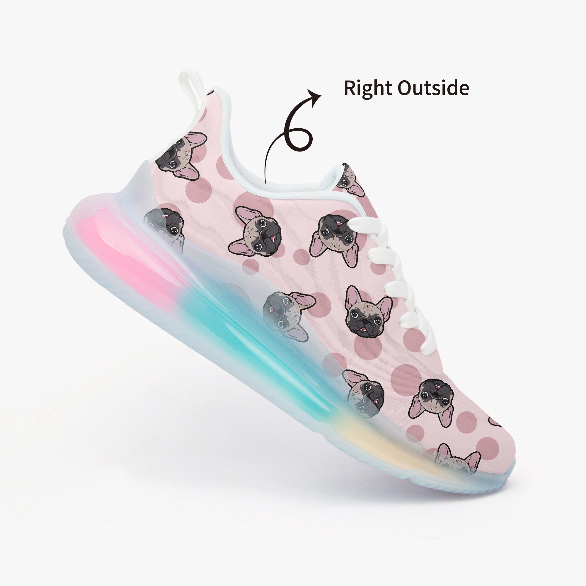 French Bulldog Blaze Lightweight Sneakers Cozy Paw Wear