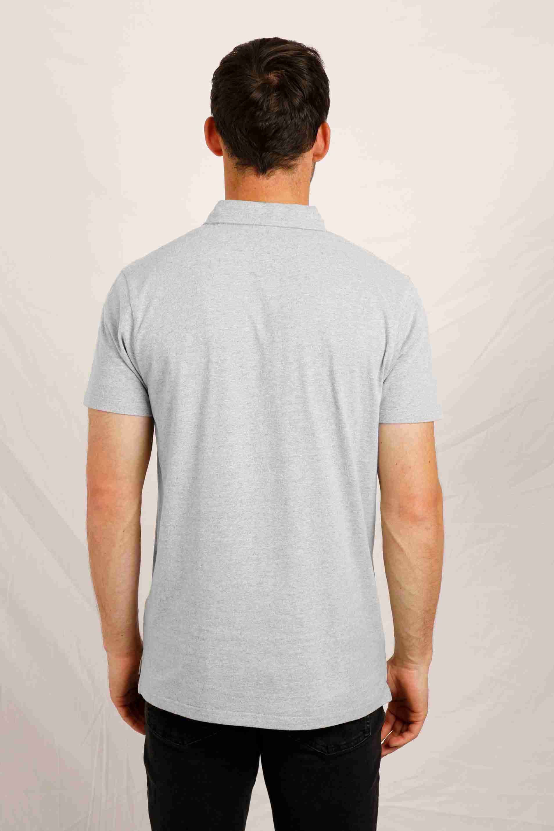 Jetstream Polo Shirt Grey Marl