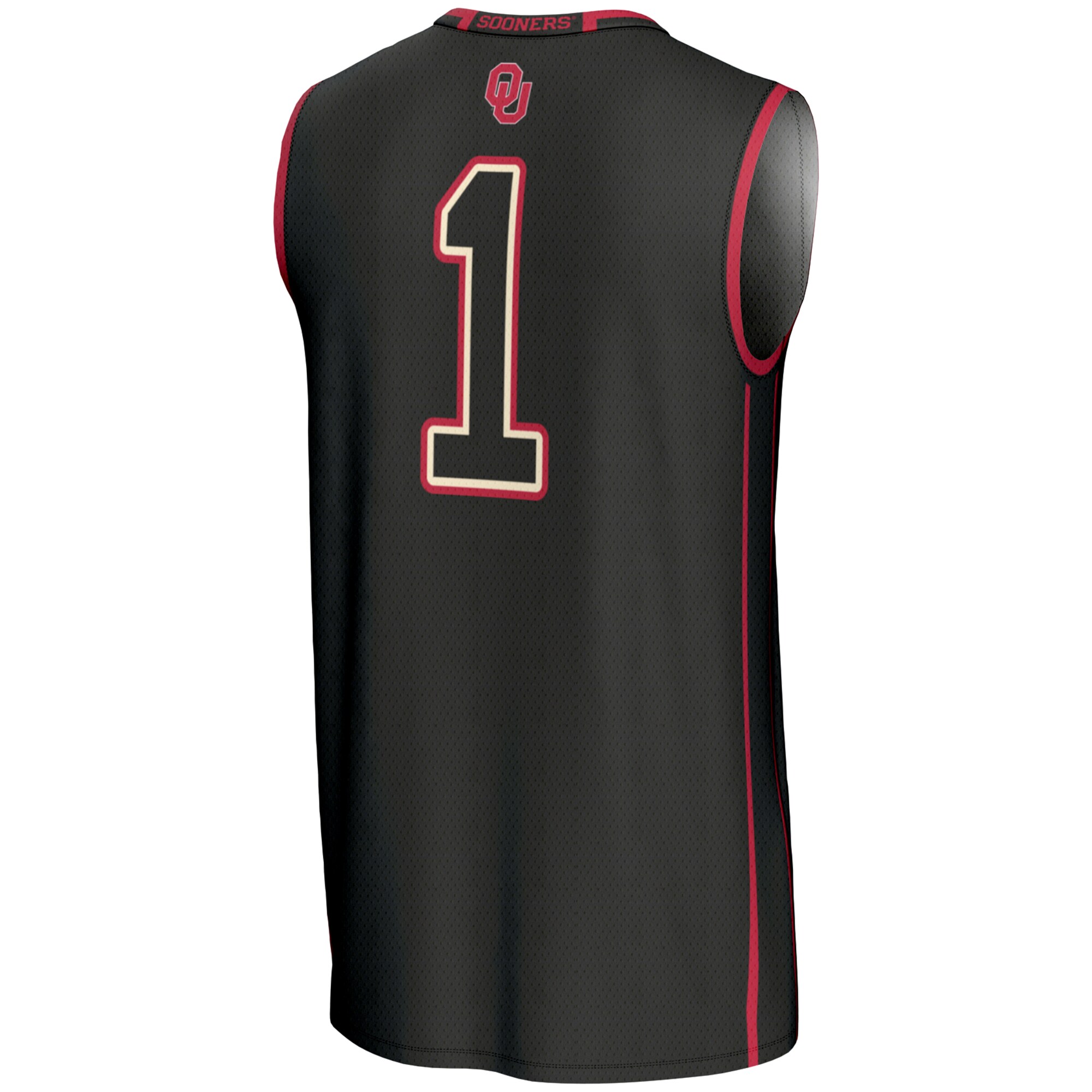 [NJP] Oklahoma Sooners GameDay Greats Youth Lightweight Basketball Jersey - Black