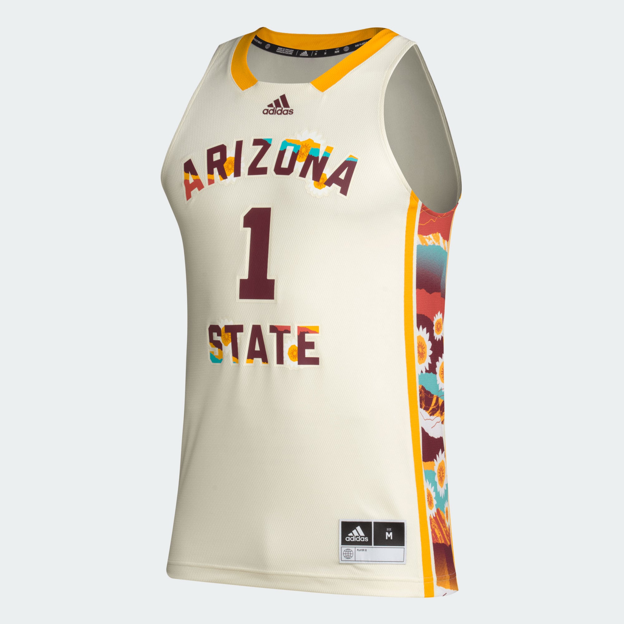[NJP] Arizona State Sun Devils Honoring Black Excellence Basketball Jersey - Khaki