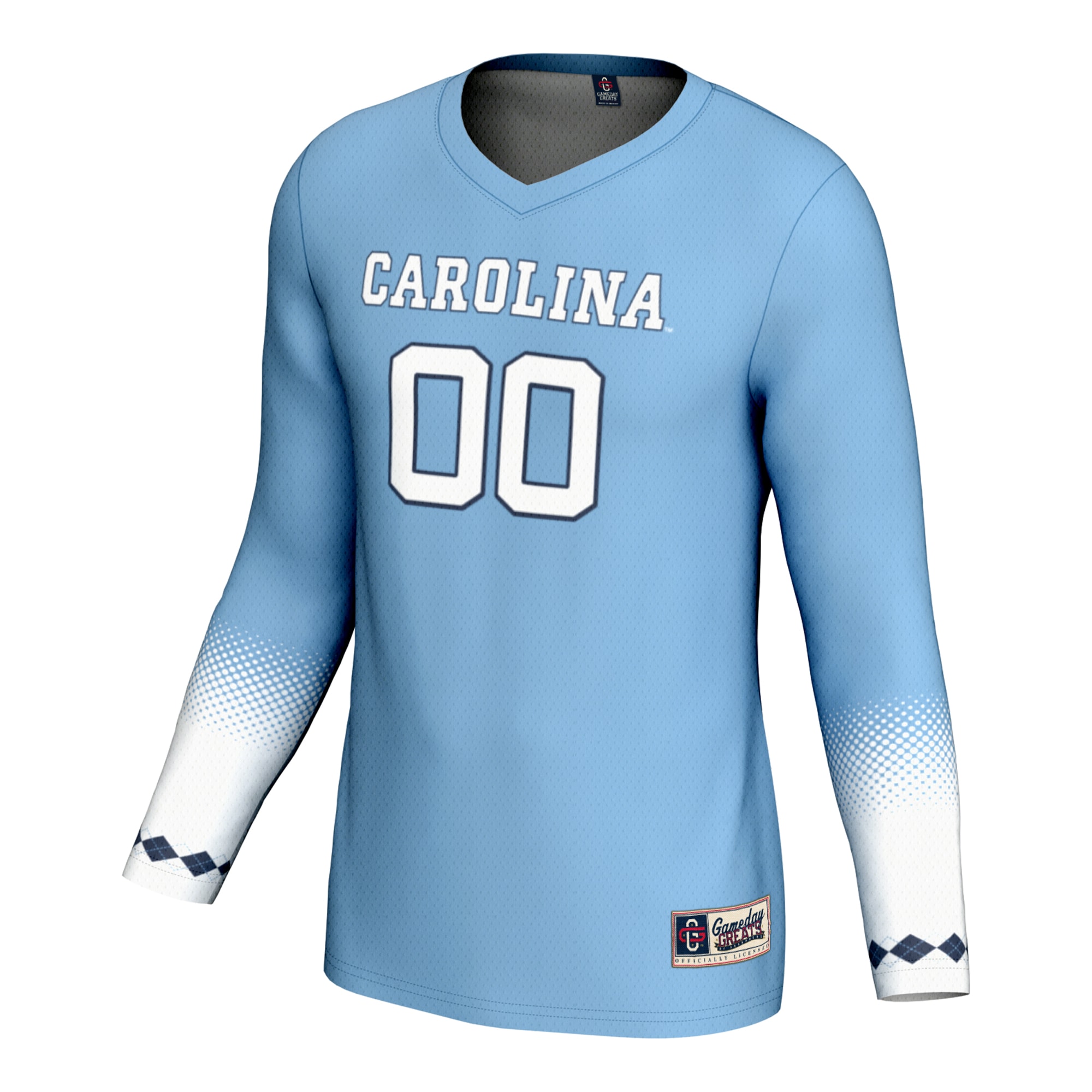 [DDG] North Carolina Tar Heels GameDay Greats Youth Pick-A-Player NIL Women's Volleyball Jersey - Carolina Blue