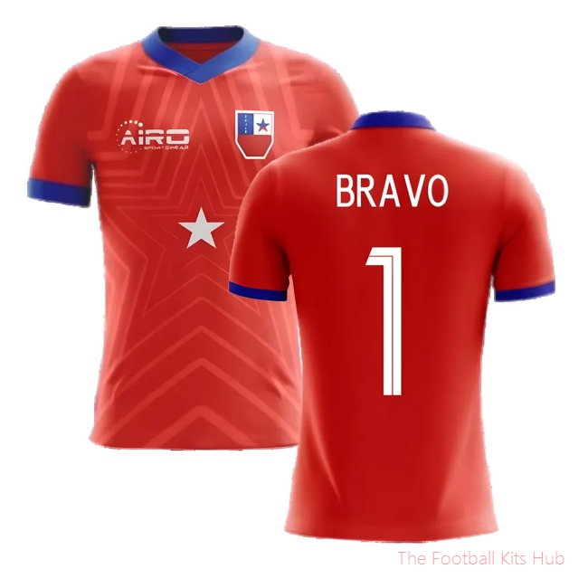 [EFS] 2025/26 Chile Home Football Shirt (Bravo 1) - Kids
