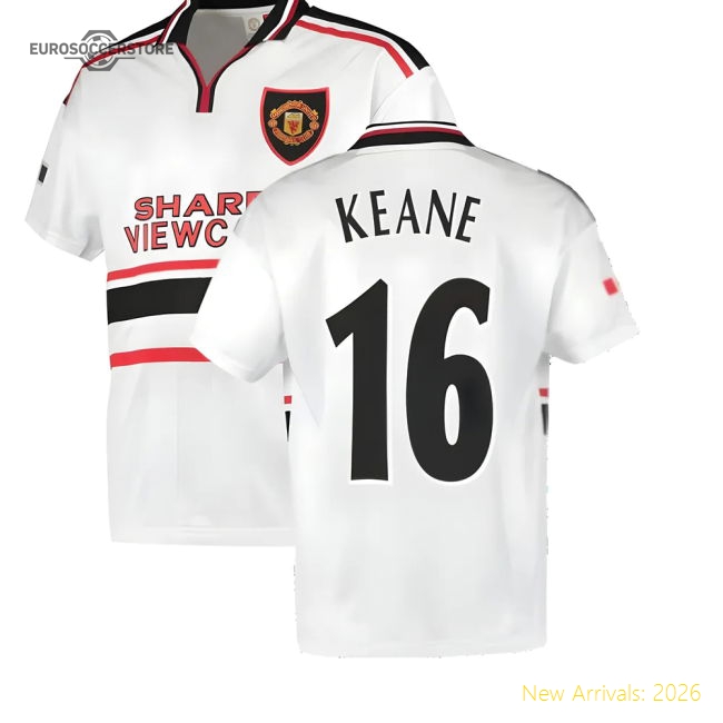 Authentic 1999 Manchester United Away Football Shirt (keane 16)
