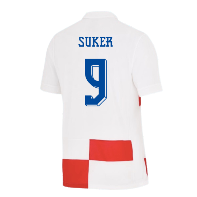 Authentic 2024-2025 Croatia Home Team Football Euro World Jersey