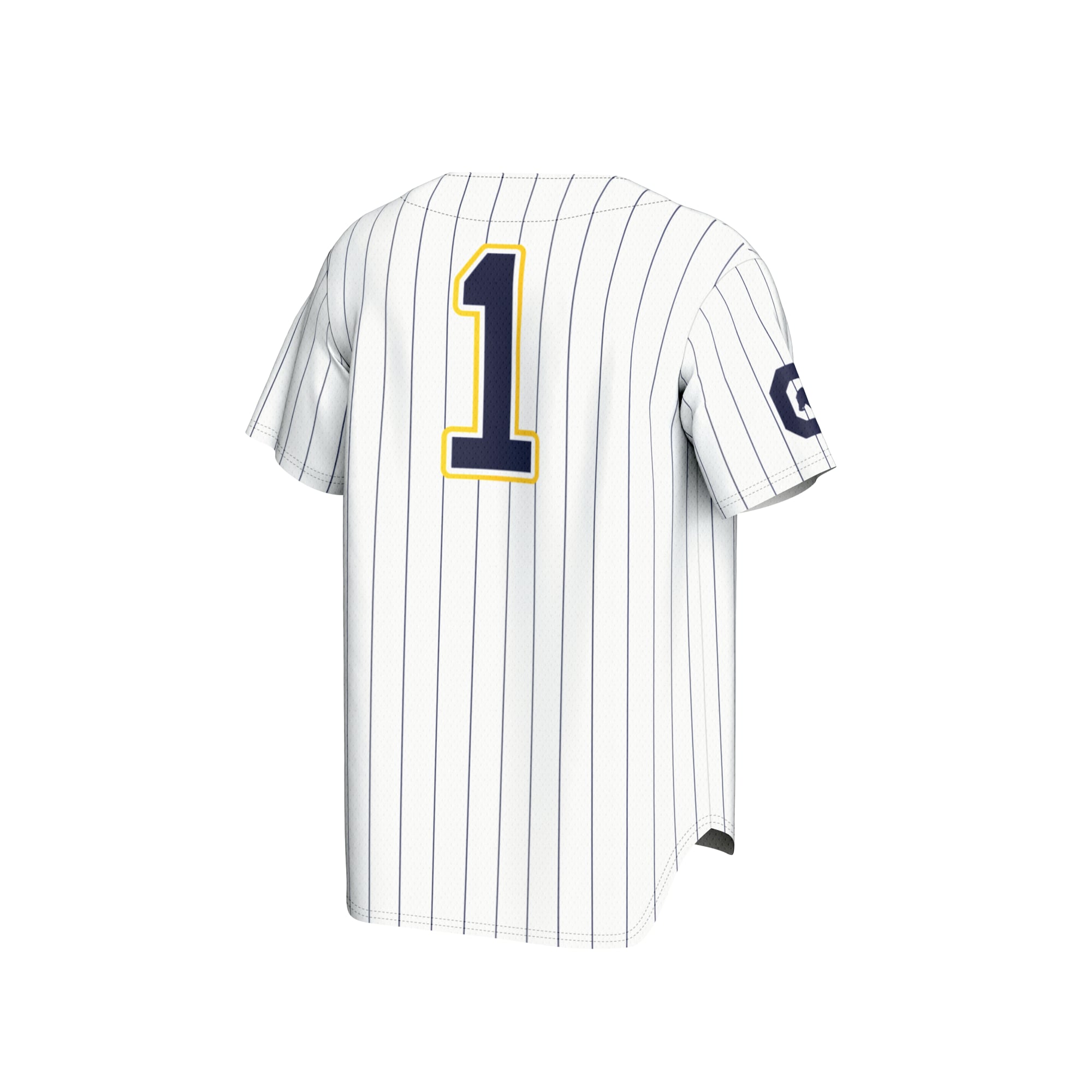 #1 Cal Bears GameDay Greats Youth Lightweight Baseball Fashion Jersey - White