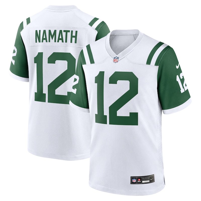 None Joe Namath Star Player NY Jets Authentic Jersey for NFL Fans