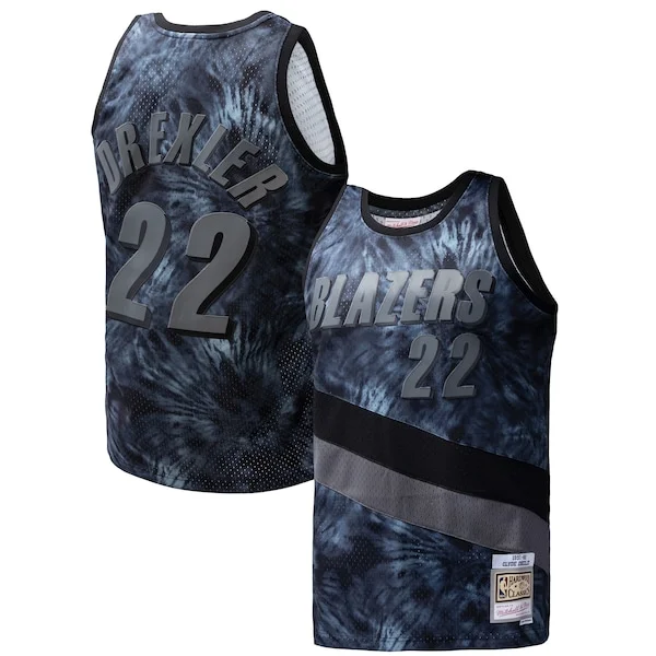 Clyde Drexler POR Performance Swingman Jersey - Black - Fan Favorite