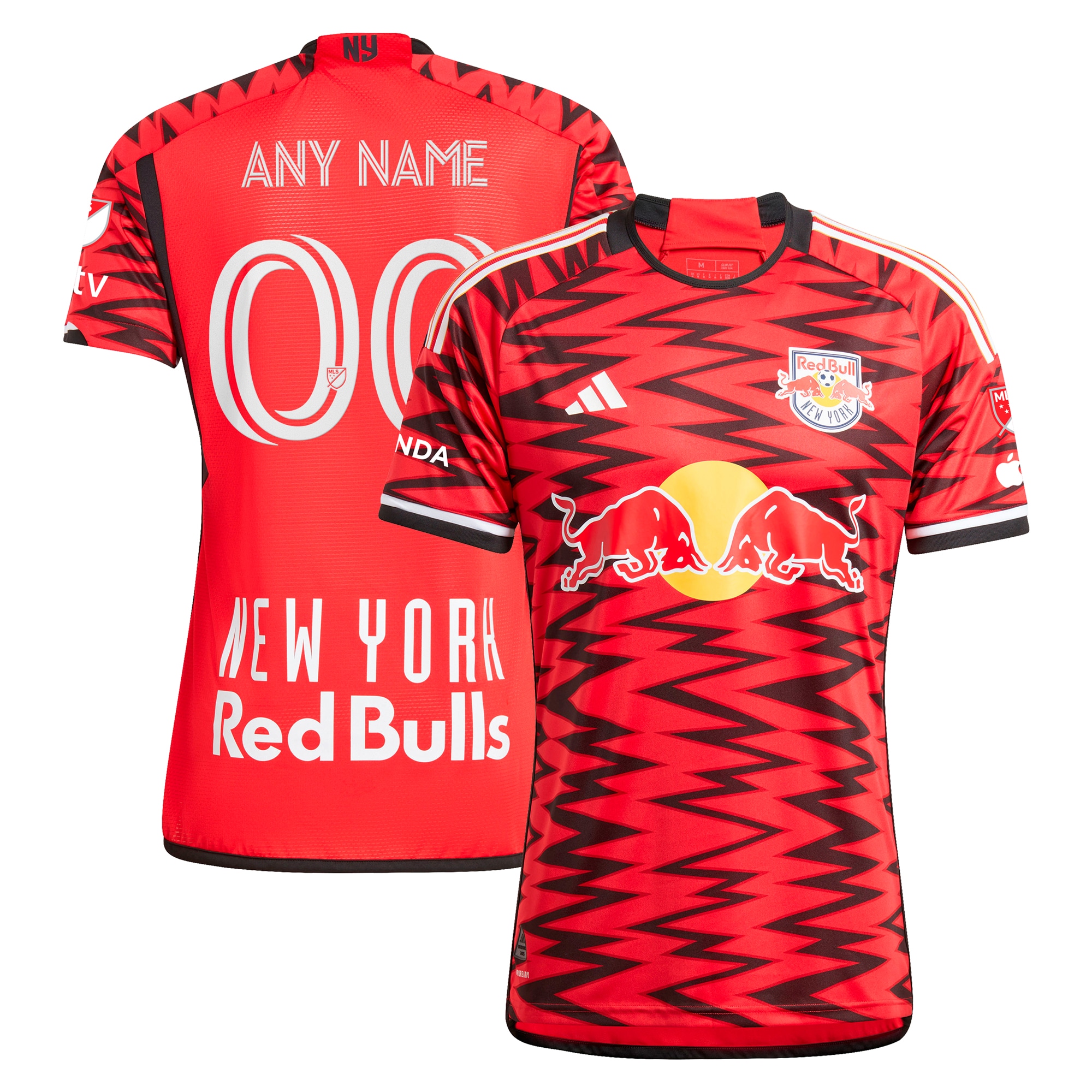 [JED] New York Red Bulls 2024 Legacy Authentic Custom Jersey - Red