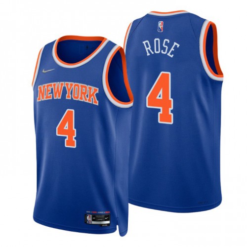 Nike Knicks Blue York Knicks #4 Jersey - On Sale NBA Fan Apparel