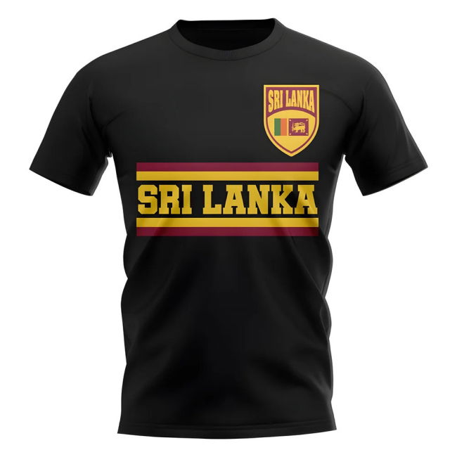 Aero-Dynamic Sri Lanka Core Football Country T-Shirt (Black)