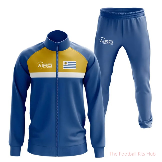 Men Uruguay Concept Football Tracksuit (Blue)