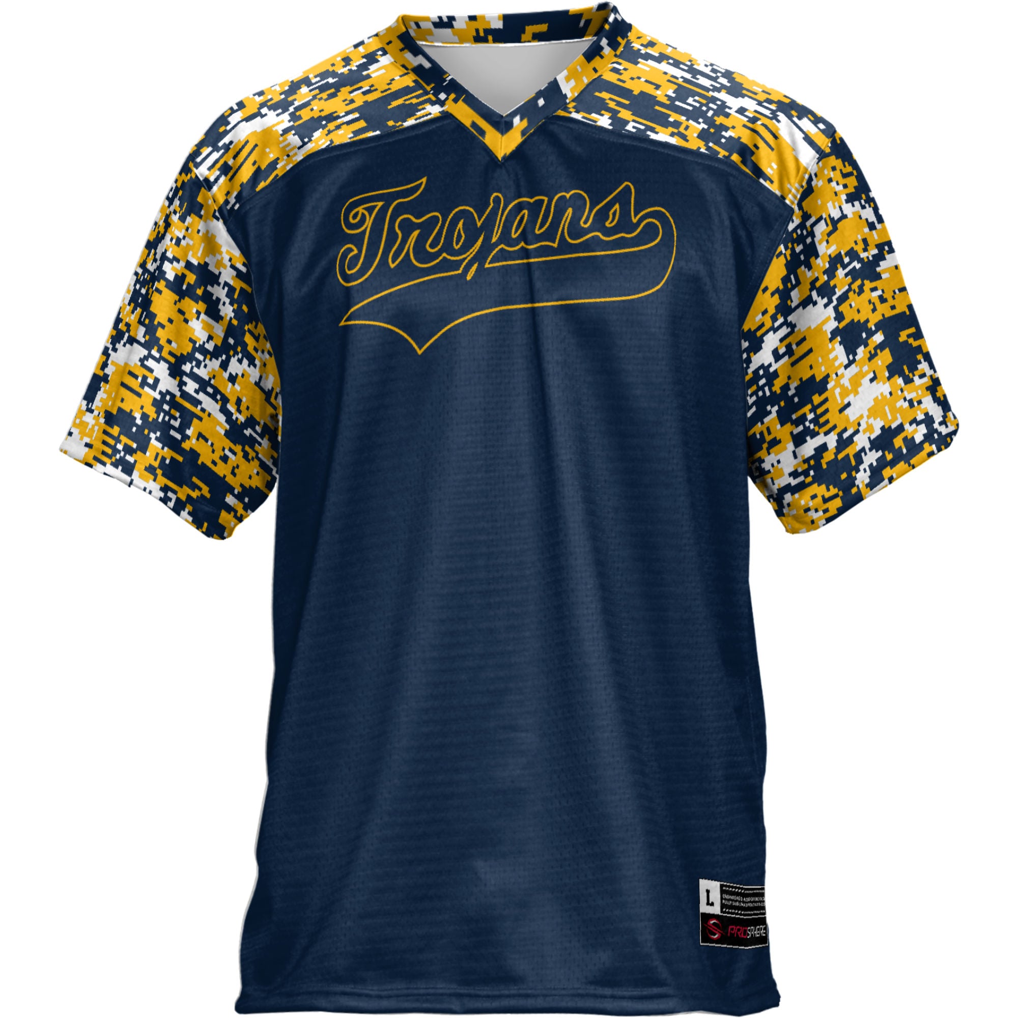 Youth Navy Central Alabama Community College Trojans Football Jersey