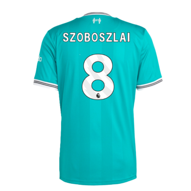 Liverpool Third Football Jersey 2025-20 Season Szoboszlai 8 L S