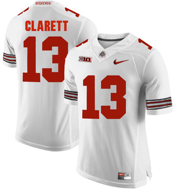 Men's OSU Ohio White 2024 match worn Maurice Clarett #13 moisture