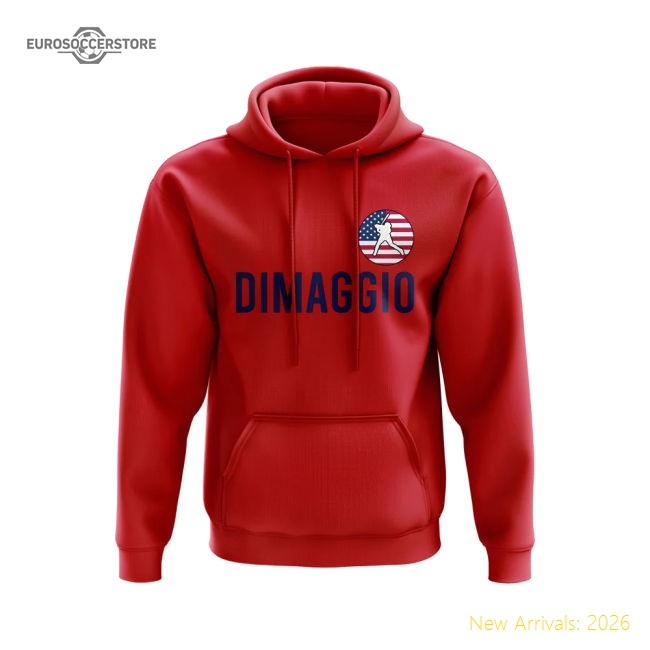 Joe Dimaggio United States Name Hoody (red) - Fan Collection