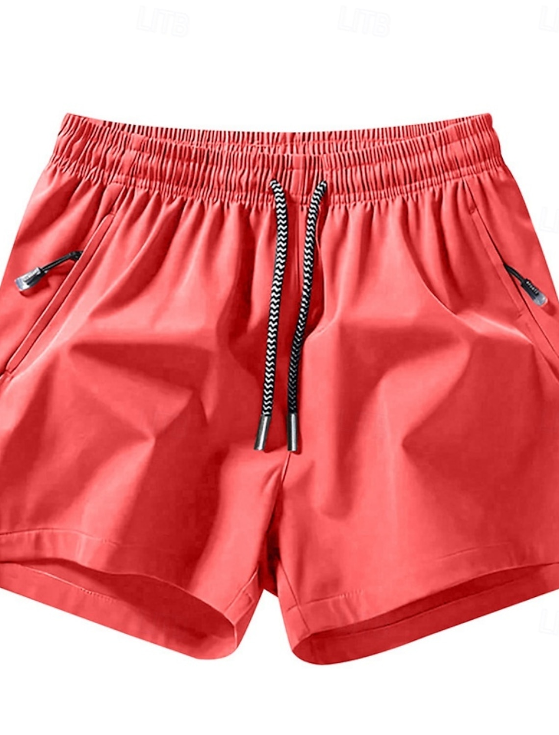 Men's Shorts Summer Shorts Beach Shorts Casual Shorts Athletic Short Drawstring Pocket Elastic Waist Plain Quick Dry Breathable Short Outdoor Beach Running Fashion Sport Blue Black Micro-elastic