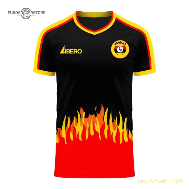 Uganda 2025-2026 Home Concept Football Kit (Libero) - Womens