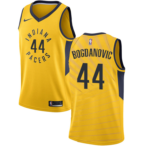 IND Gold Nike I. Pacers #44 NBA Jersey Premium Quality Game Day Wear