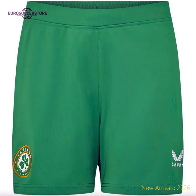 2023-2024 Ireland Away Shorts (White) - Kids