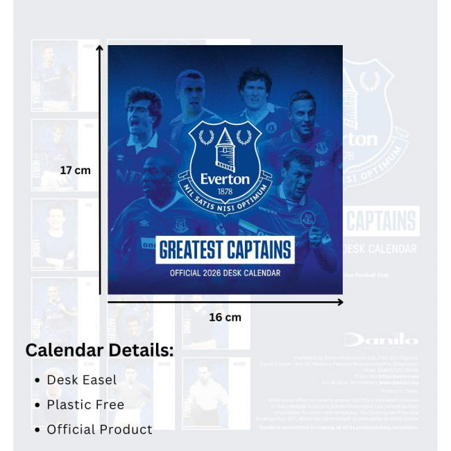 Supporter Grade Everton Home Fan Shirt (Adults) (Calendar 2026)