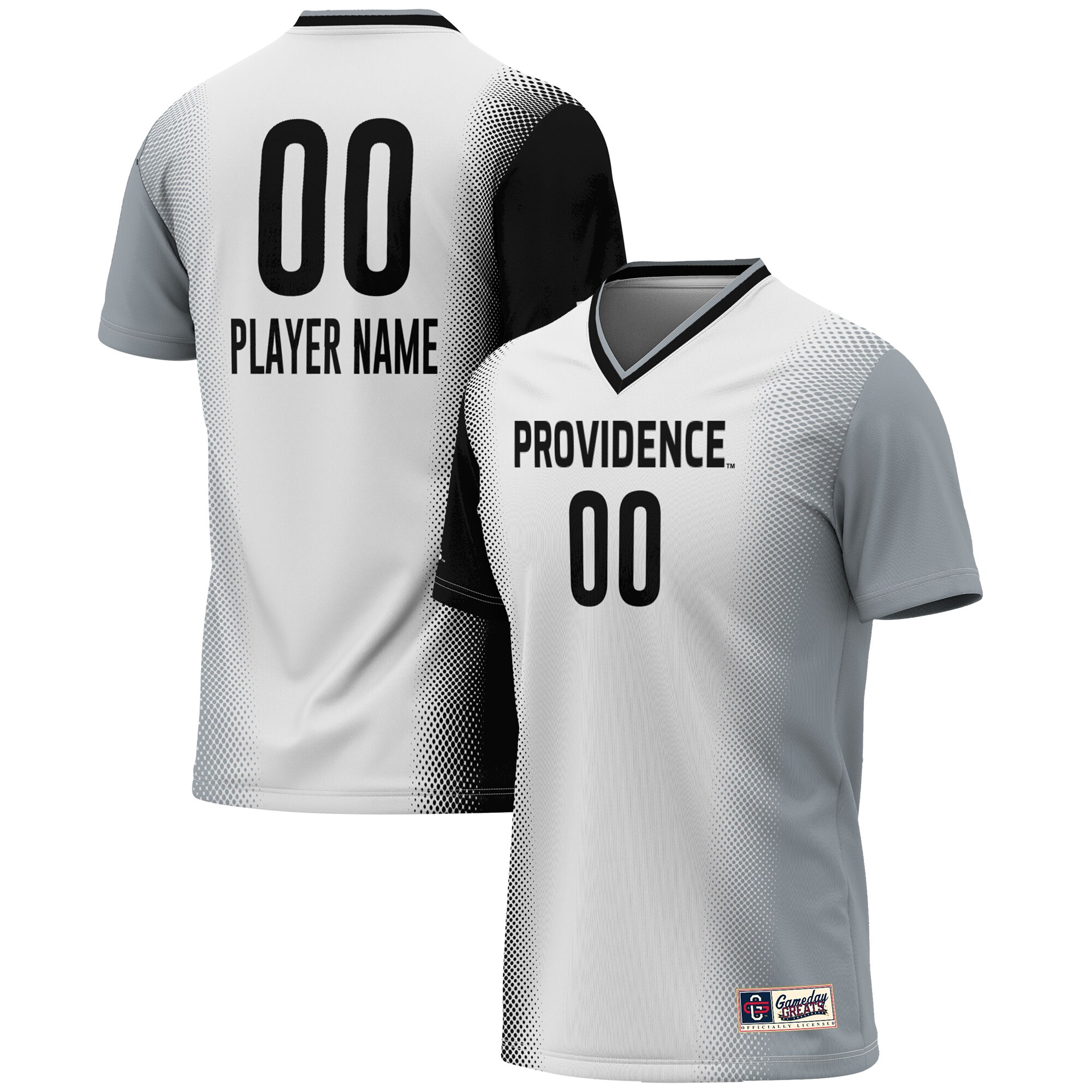 [JED] Providence Friars GameDay Greats Unisex NIL Pick-A-Player Lightweight Women's Soccer Jersey - White