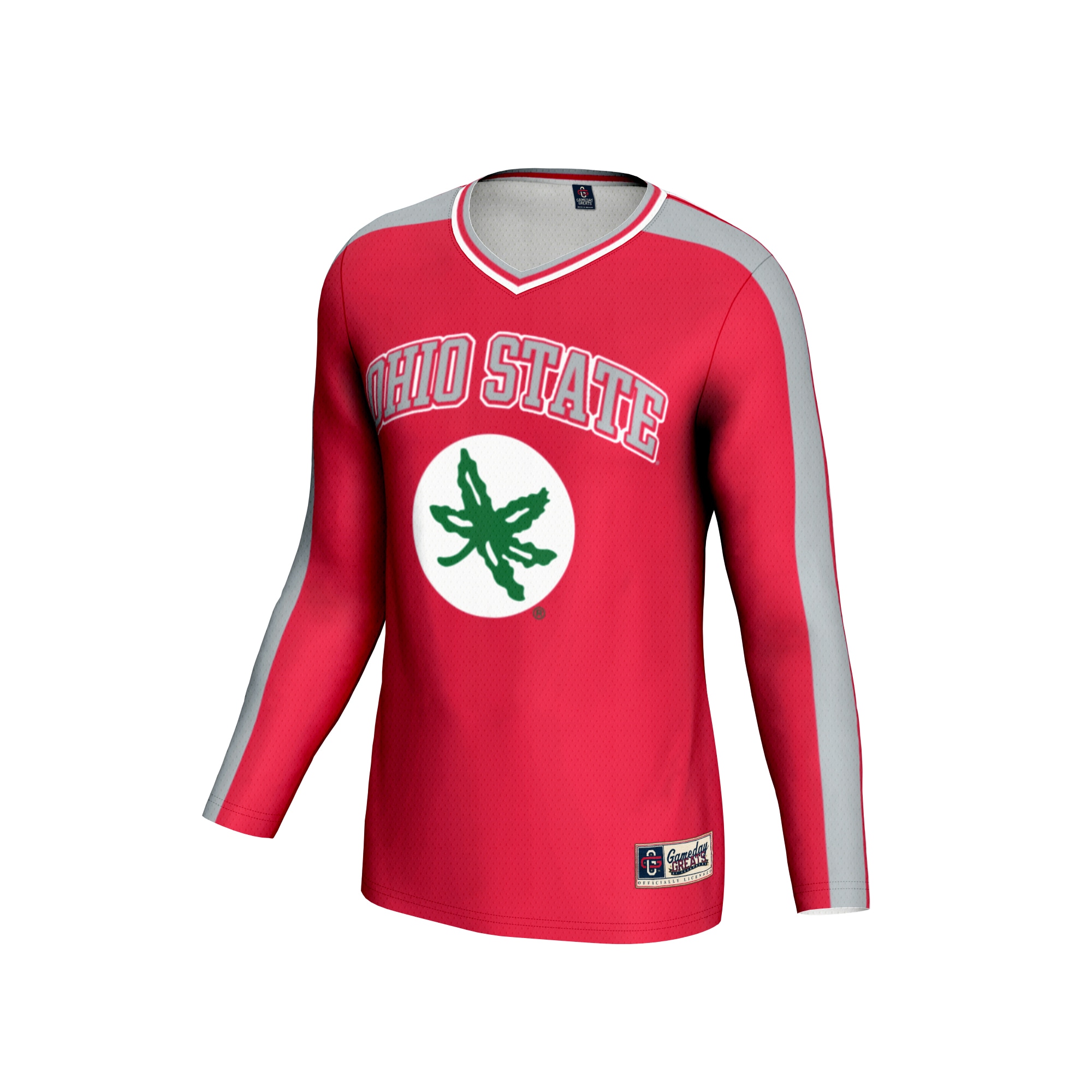 [DDG] Ohio State Buckeyes GameDay Greats Youth #1 Lightweight Volleyball Fashion Jersey - Scarlet