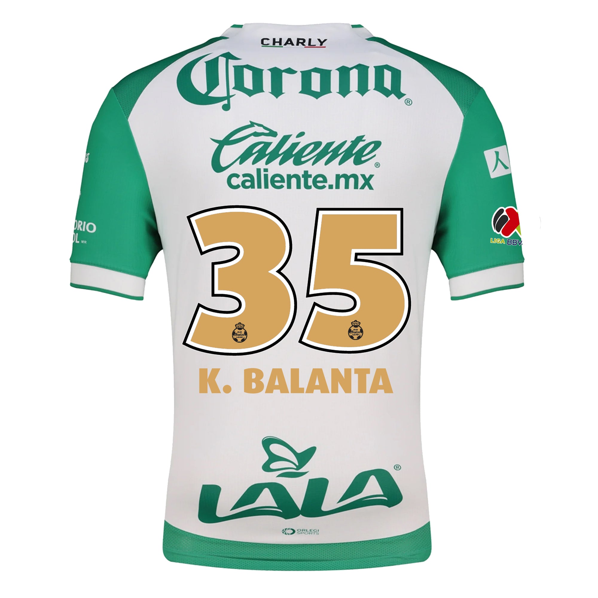 Santos Laguna Laguna 2025-2026 UCL Home Jersey – Authentic Shirt