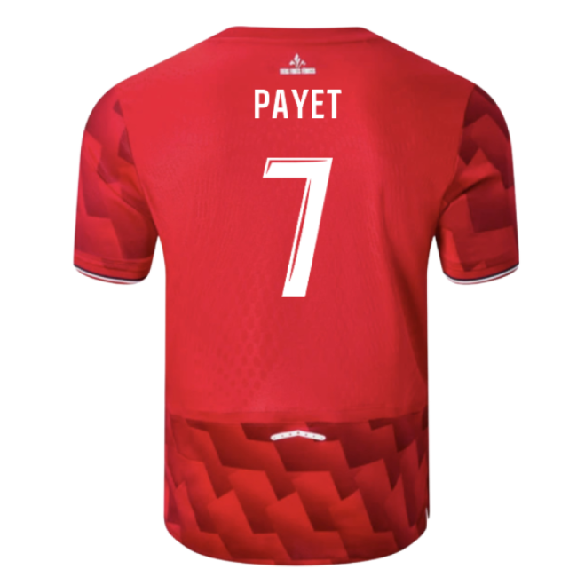 Genuine Premium 2025-2026 Lille Home Shirt (Payet 7)