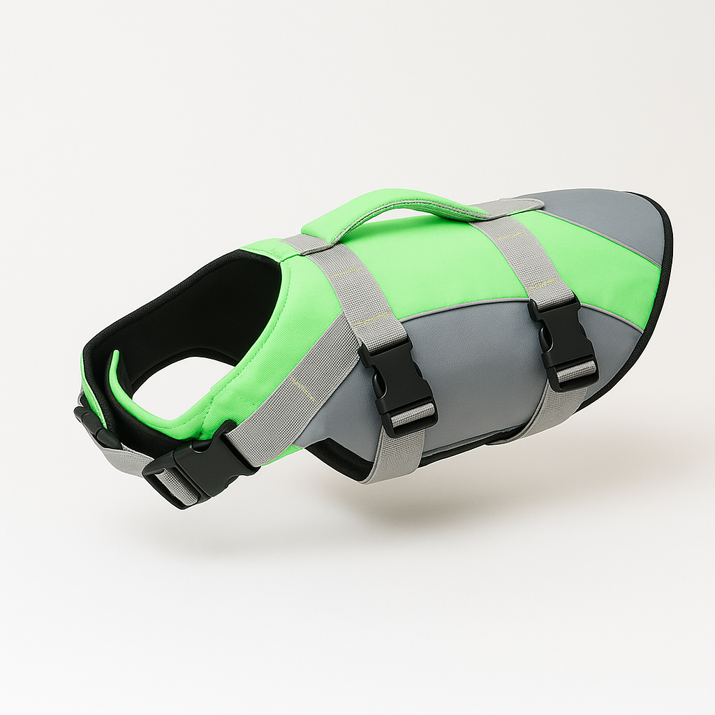 Frenchie Swim Jacket – Reflective Adjustable Summer Swim Vest