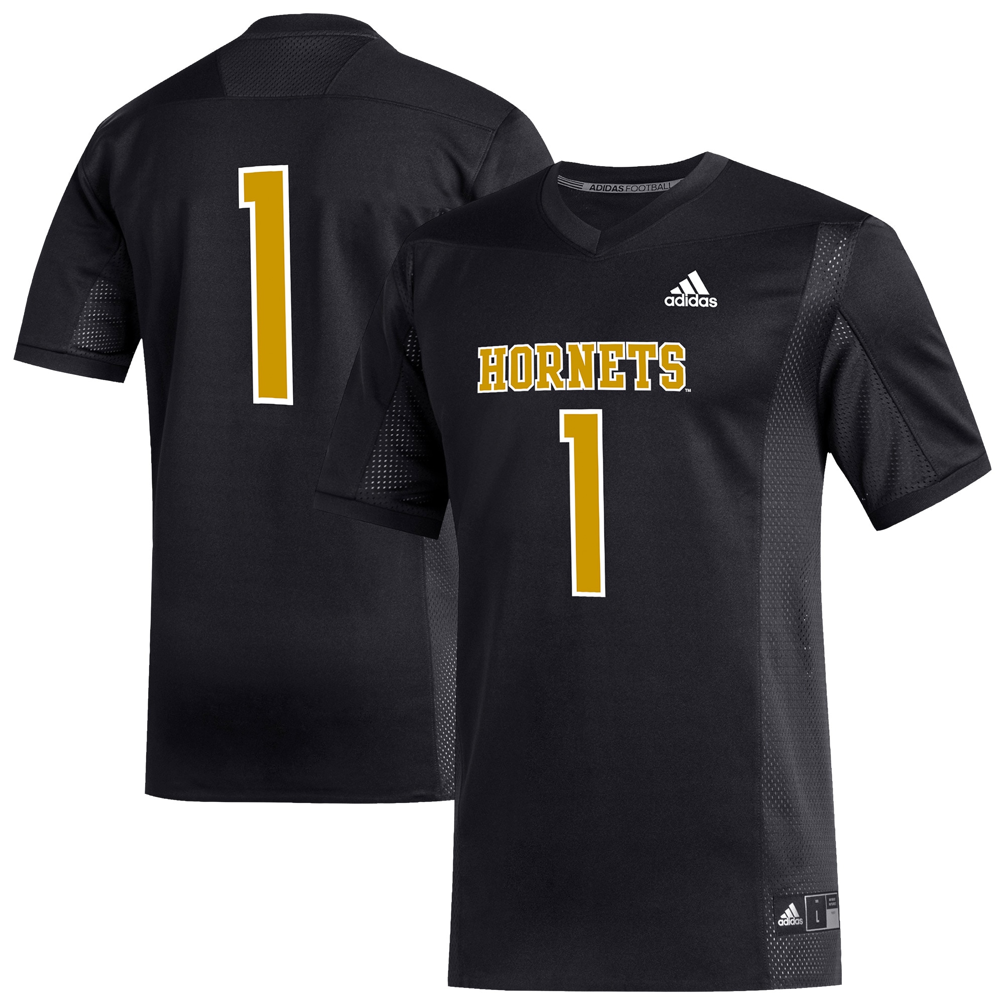 #1 Alabama State Hornets Replica 26/27 Football Jersey - Black