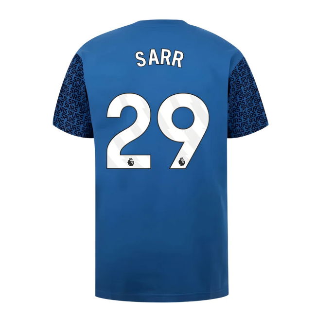 2025-2026 Tottenham Shirt (Blue) (Sarr 29) (Blue) | Performance