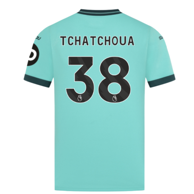 Official 2025-2026 Wolves Away Shirt (Tchatchoua 38) Comfortable Wear