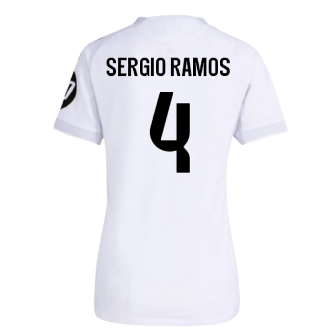 Popular 2025-2026 Real Madrid Authentic Home Shirt (Womens) (Sergio Ramos
